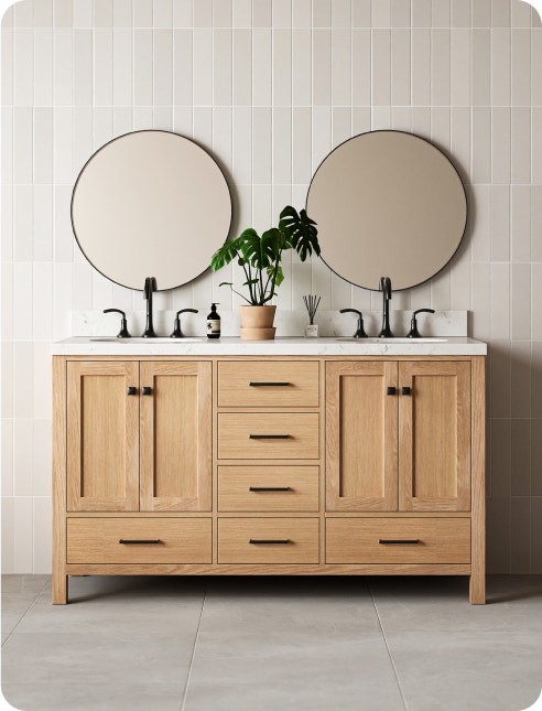 Double Sink Vanity